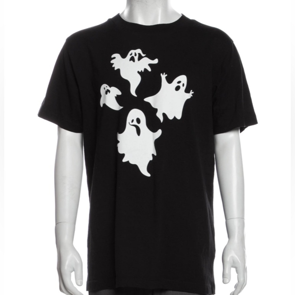 Off-white c/o Virgil Abloh 2020 Ghost Print T Shirt Men’s L Large Halloween